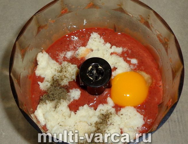 Суфле з курячої печінки на пару в мультиварці