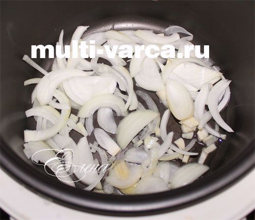 Свинина з перловкою в мультиварці