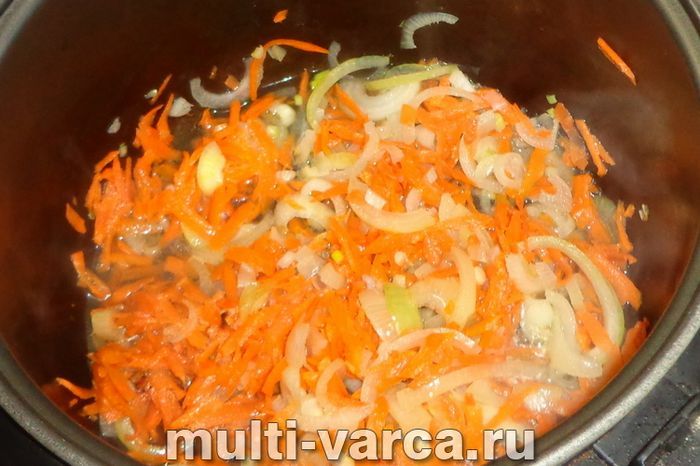 Свинина з рисом у мультиварці