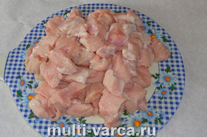 Свинина з рисом у мультиварці