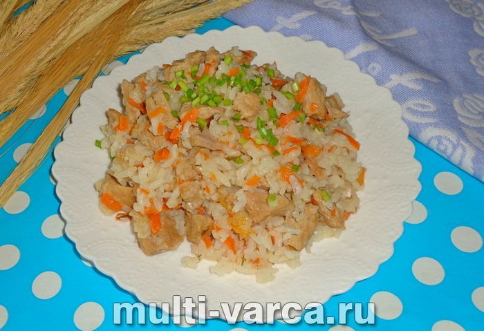 Свинина з рисом у мультиварці
