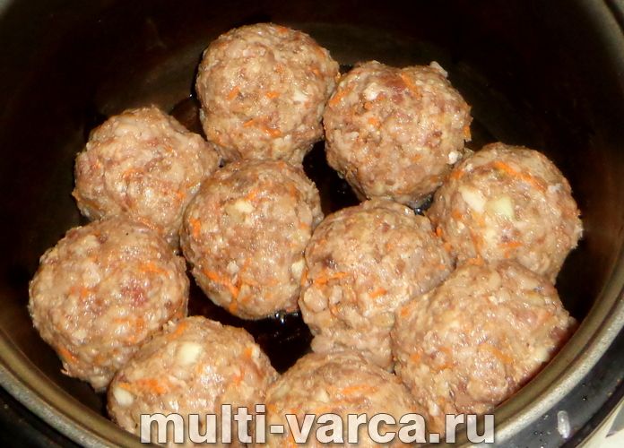 Тефтелі з перловкою в мультиварці