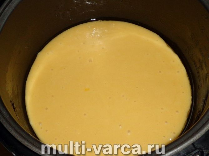 Торт на кефірі в мультиварці