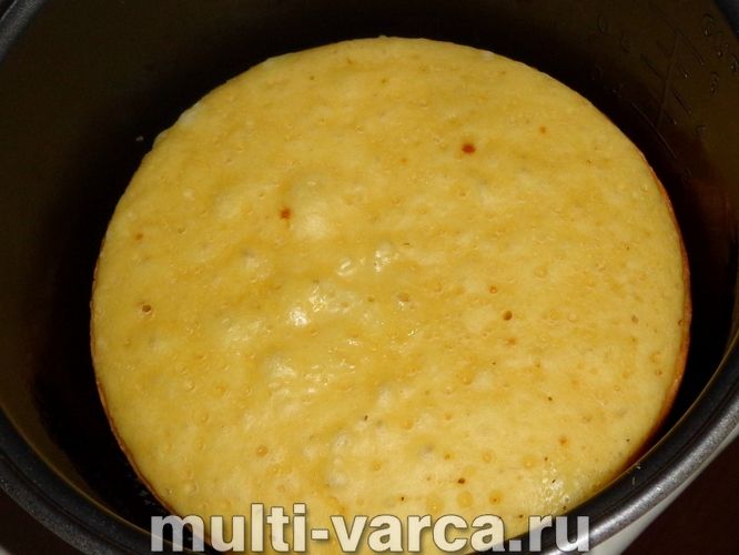 Торт на кефірі в мультиварці