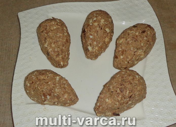 Закуска з печінки з яйцем "Мишки"