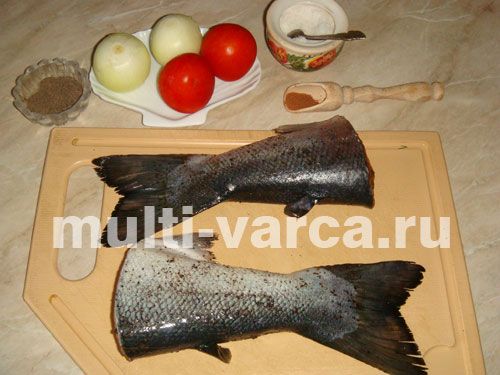 Запечені хвости сьомги