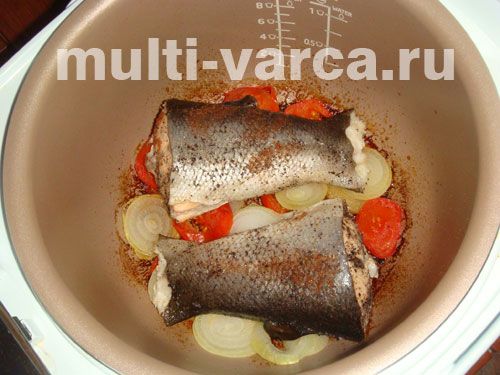 Запечені хвости сьомги