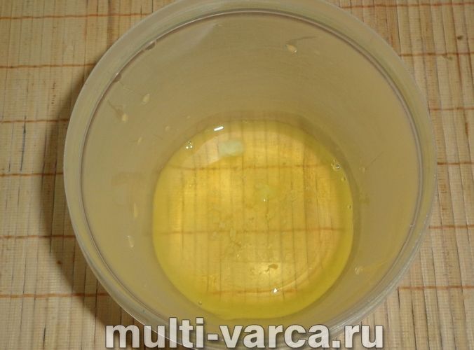 Білковий омлет на пару