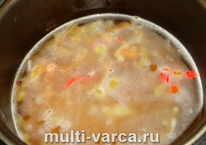 Булгур із перцем у мультиварці