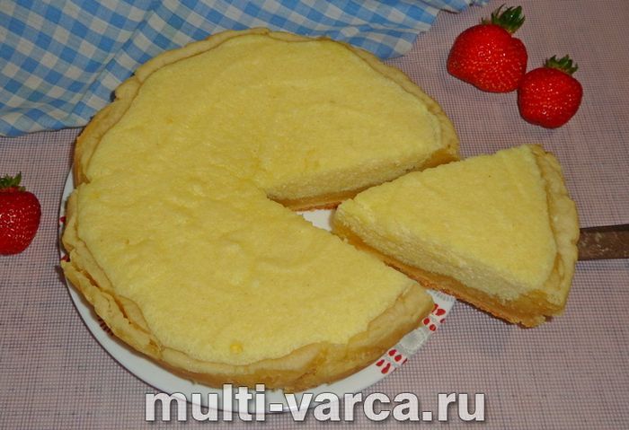 Фінський сирний пиріг у мультиварці