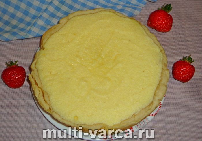 Фінський сирний пиріг у мультиварці