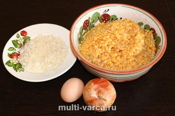 Горохові котлетки