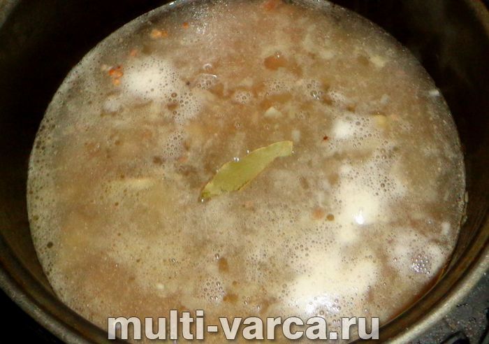 Гречка з грибами та куркою в мультиварці