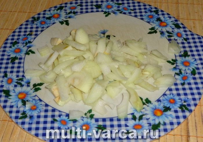 Грудка з кабачками в мультиварці