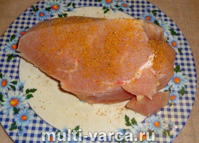 Індичка у фользі в мультиварці