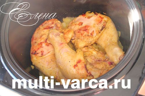 Картопля з курячими ніжками в мультиварці