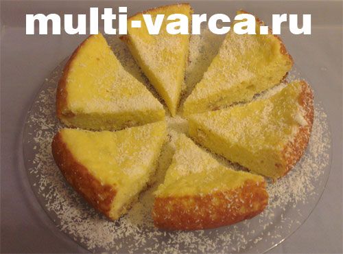 Кокосова запіканка в мультиварці