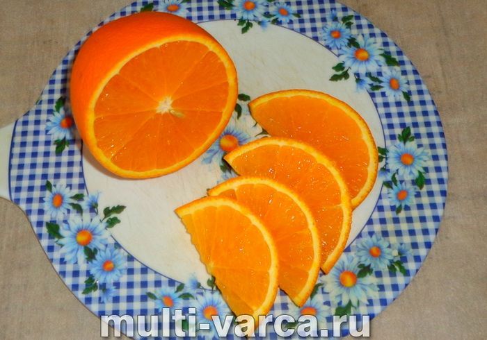 Компот із аґрусу з апельсином на зиму
