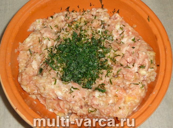 Котлети зі свинини на пару в мультиварці