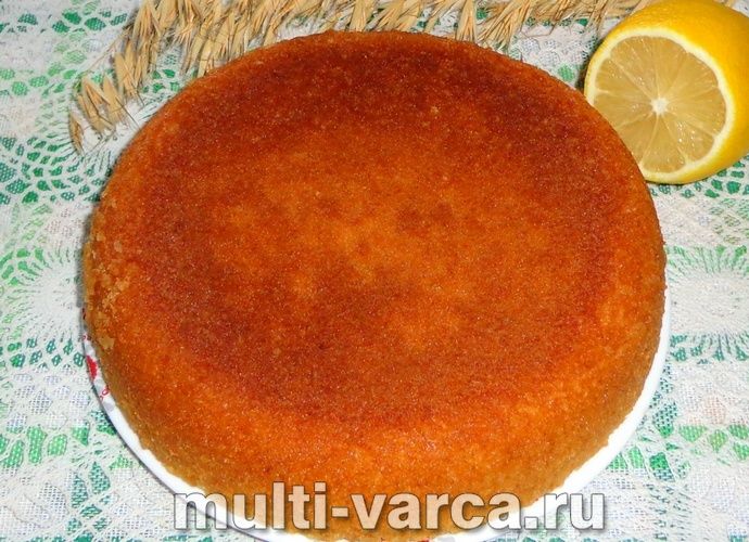 Лимонний бісквіт у мультиварці