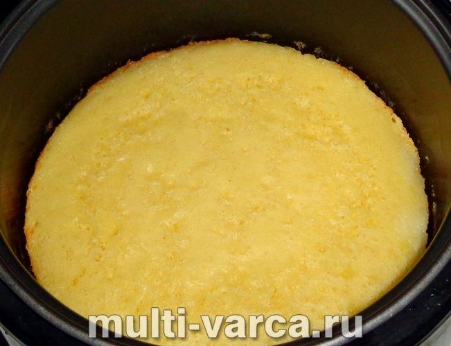 Лимонний бісквіт у мультиварці