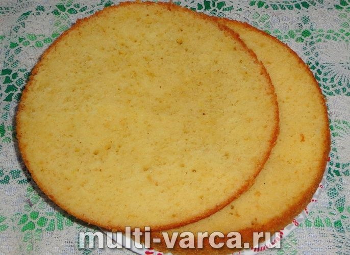 Лимонний бісквіт у мультиварці