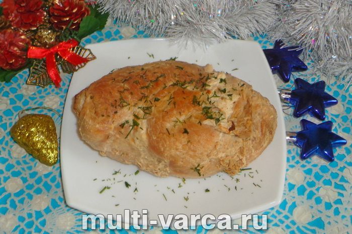 М'ясний рулет із сиром у духовці
