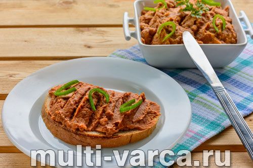 Паштет із квасолі