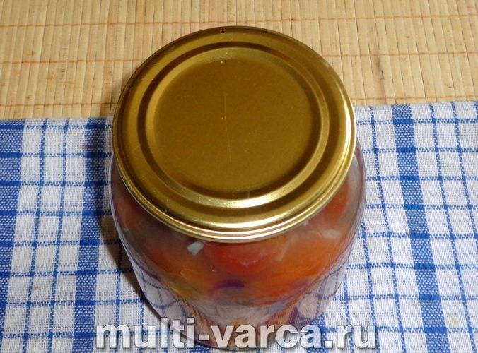 Помідори з часником на зиму