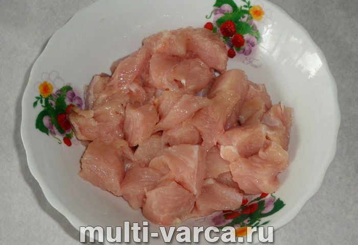 Ризото з індичкою в мультиварці