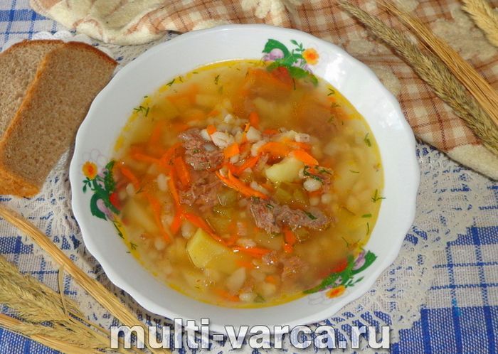 Розсольник із тушонкою в мультиварці