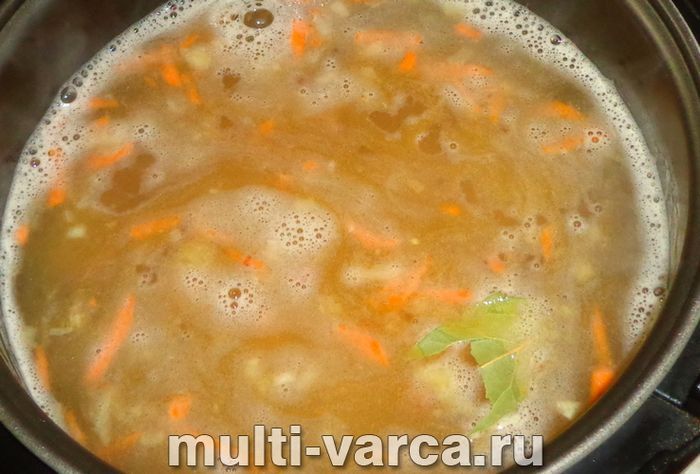 Розсольник із тушонкою в мультиварці
