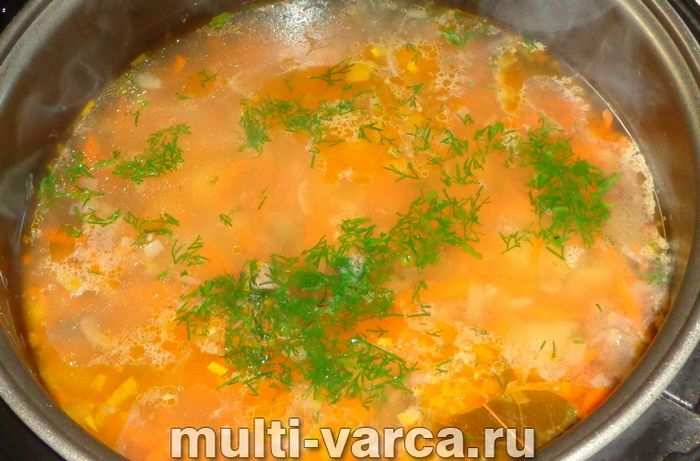 Розсольник із тушонкою в мультиварці