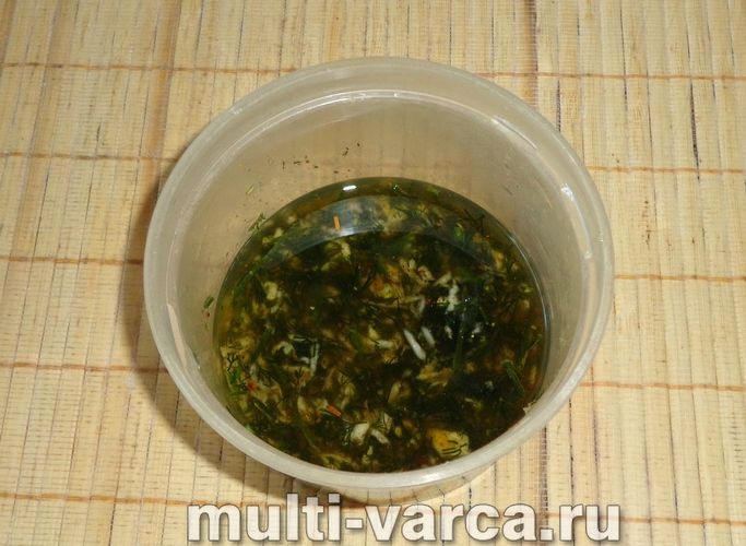 Рулетики з кабачка з курячою грудкою в мультиварці