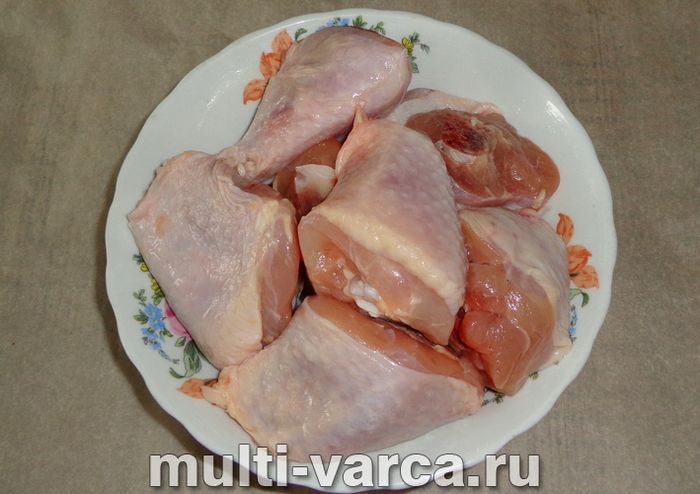 Сациві з курки в мультиварці