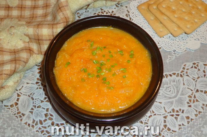 Суп-пюре з гарбуза в мультиварці