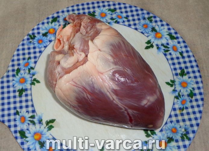 Свиняче серце в мультиварці