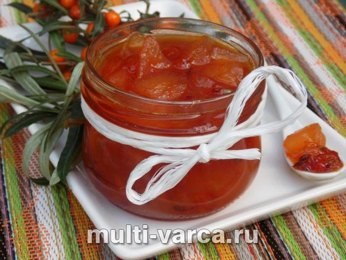 Варення з яблук і обліпихи