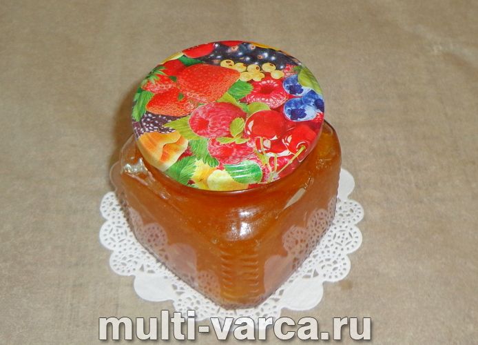 Варення з яблук з апельсином на зиму