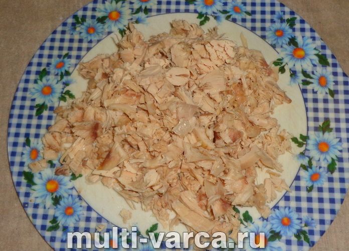 Закуска &laquo;Мишки&raquo; з курячої грудки, сиру і яєць