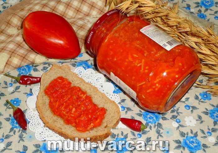 Аджика в мультиварці на зиму