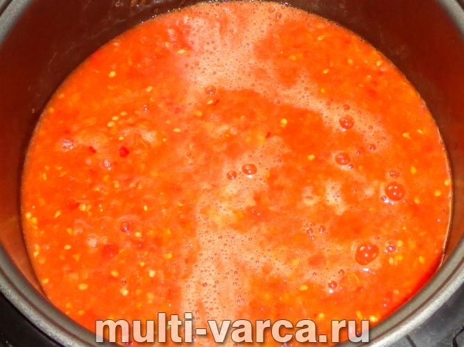 Аджика в мультиварці на зиму
