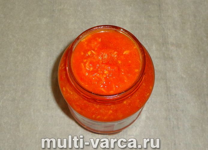 Аджика в мультиварці на зиму