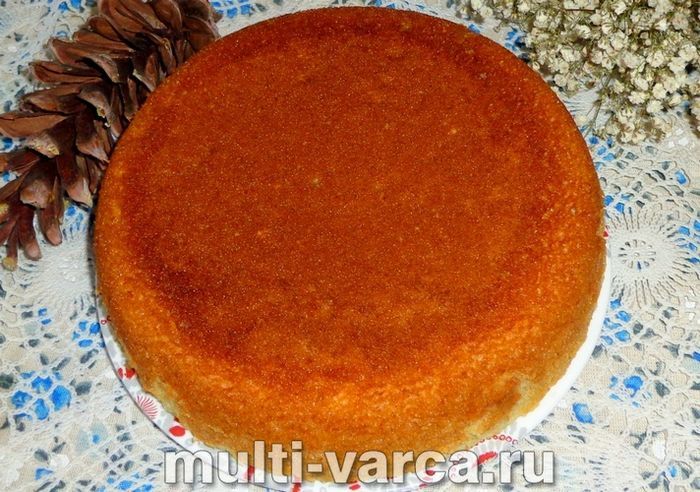Бісквіт на молоці в мультиварці