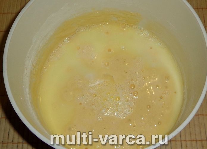 Бісквіт на молоці в мультиварці