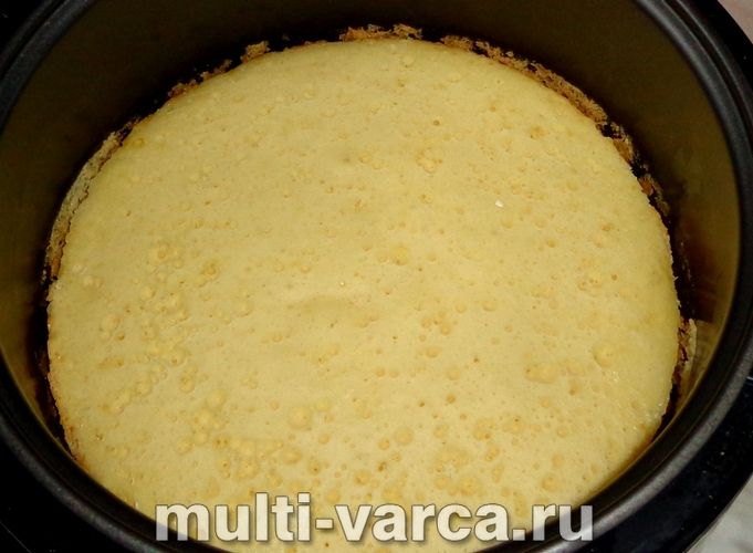 Бісквіт на молоці в мультиварці