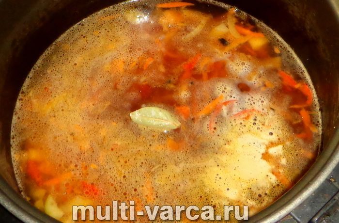 Булгур із замороженими овочами в мультиварці