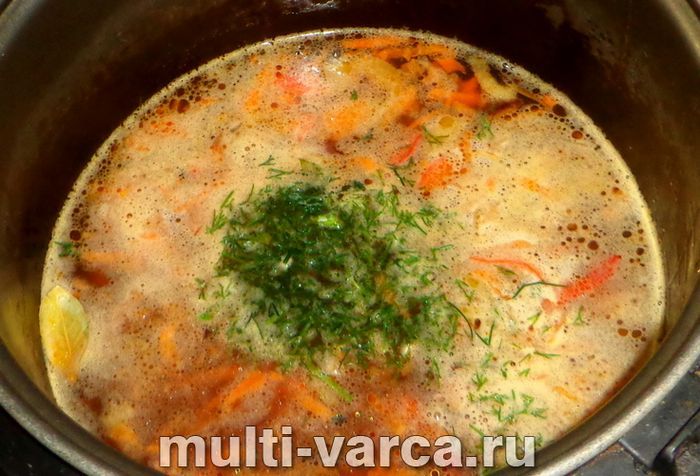 Булгур із замороженими овочами в мультиварці