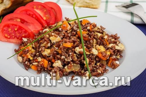 Червоний рис у мультиварці