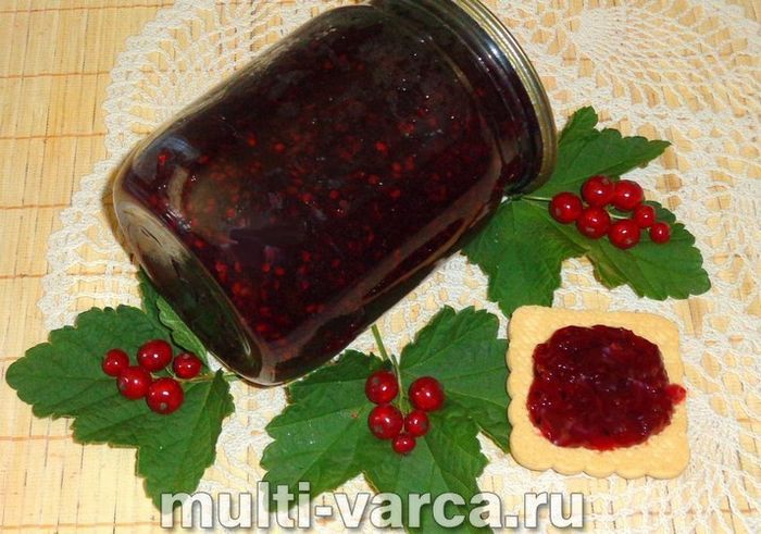 Джем із червоної смородини на зиму